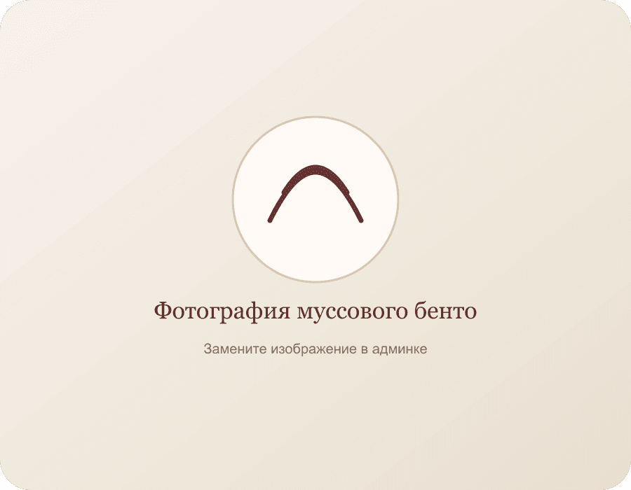 Фотография муссового бенто