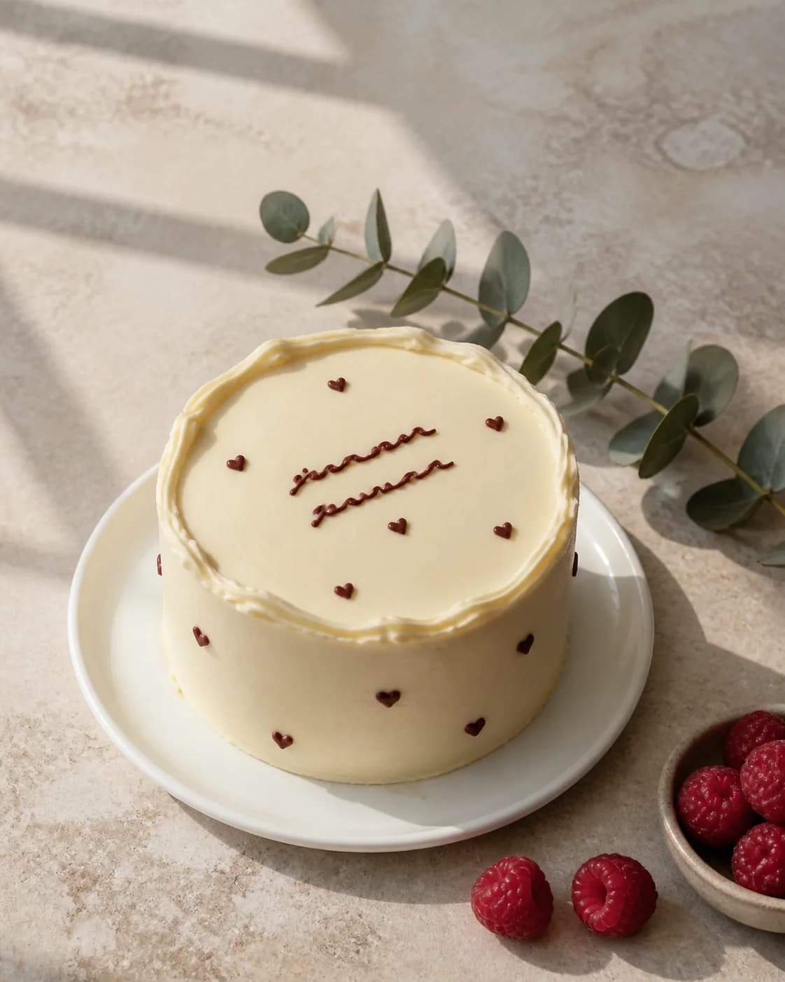 Бенто-торт с сердцем